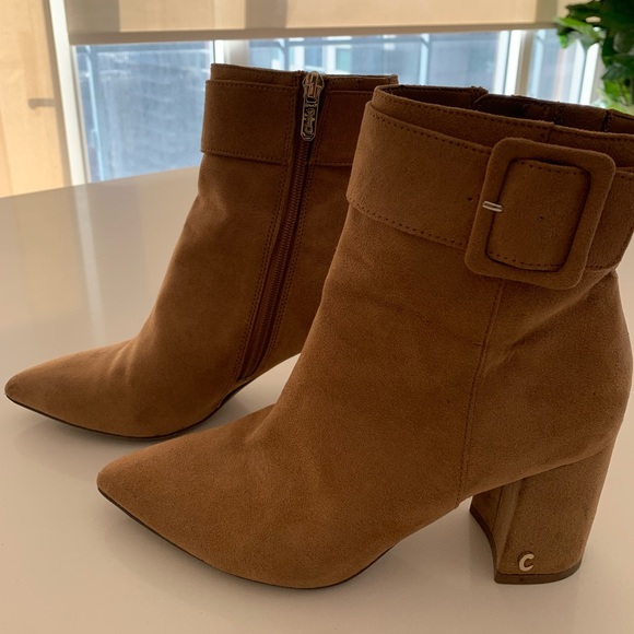 SAM EDELMAN SUEDE BOOTIES - Picture 2 of 5